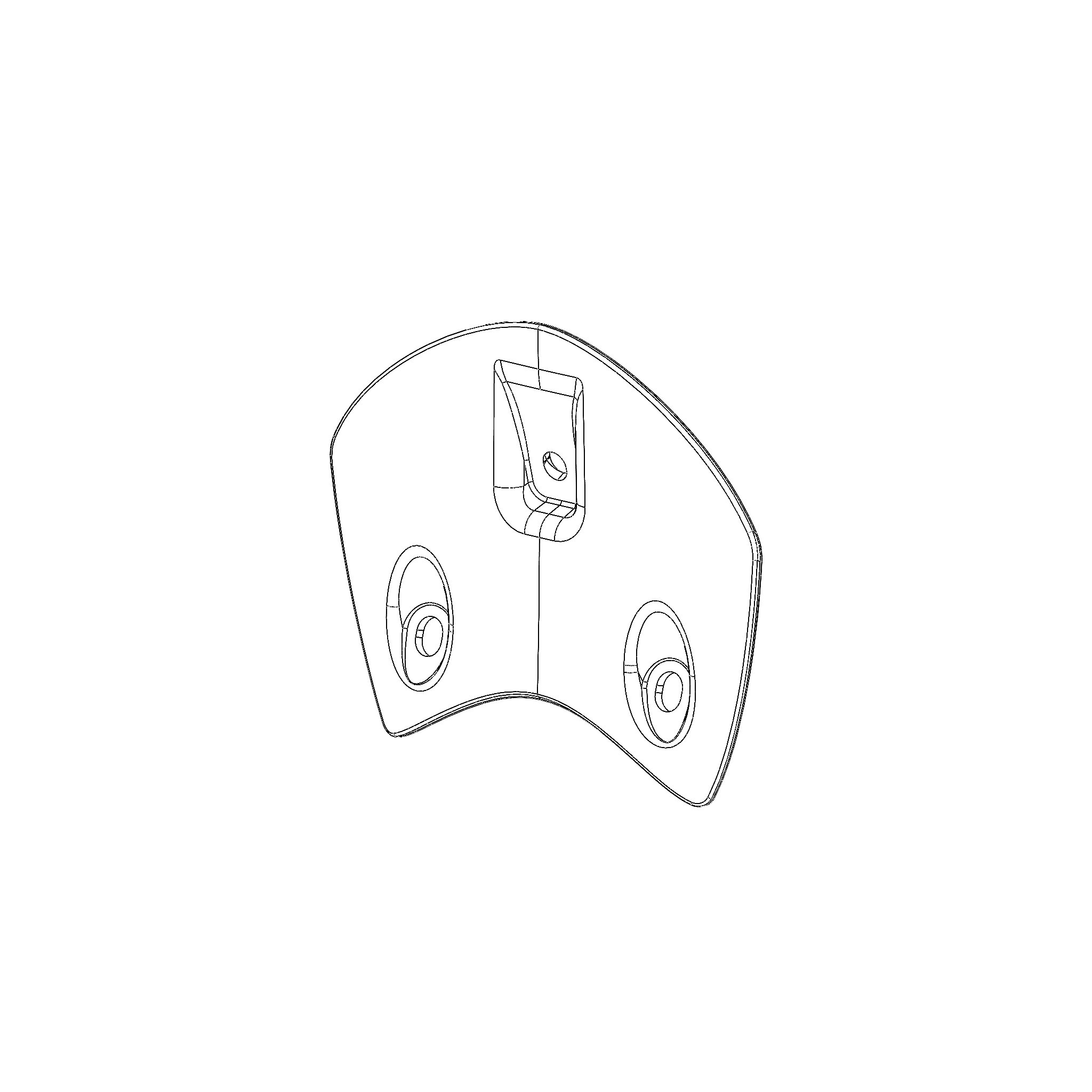 BRACKET, LICENSE PLATE, LOKI II RACING L0040.08AZ