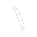 SIDESTAND SPRING L0204.1B6A
