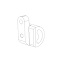 Mounting Block, Seat/lLowTail L0876.12B8