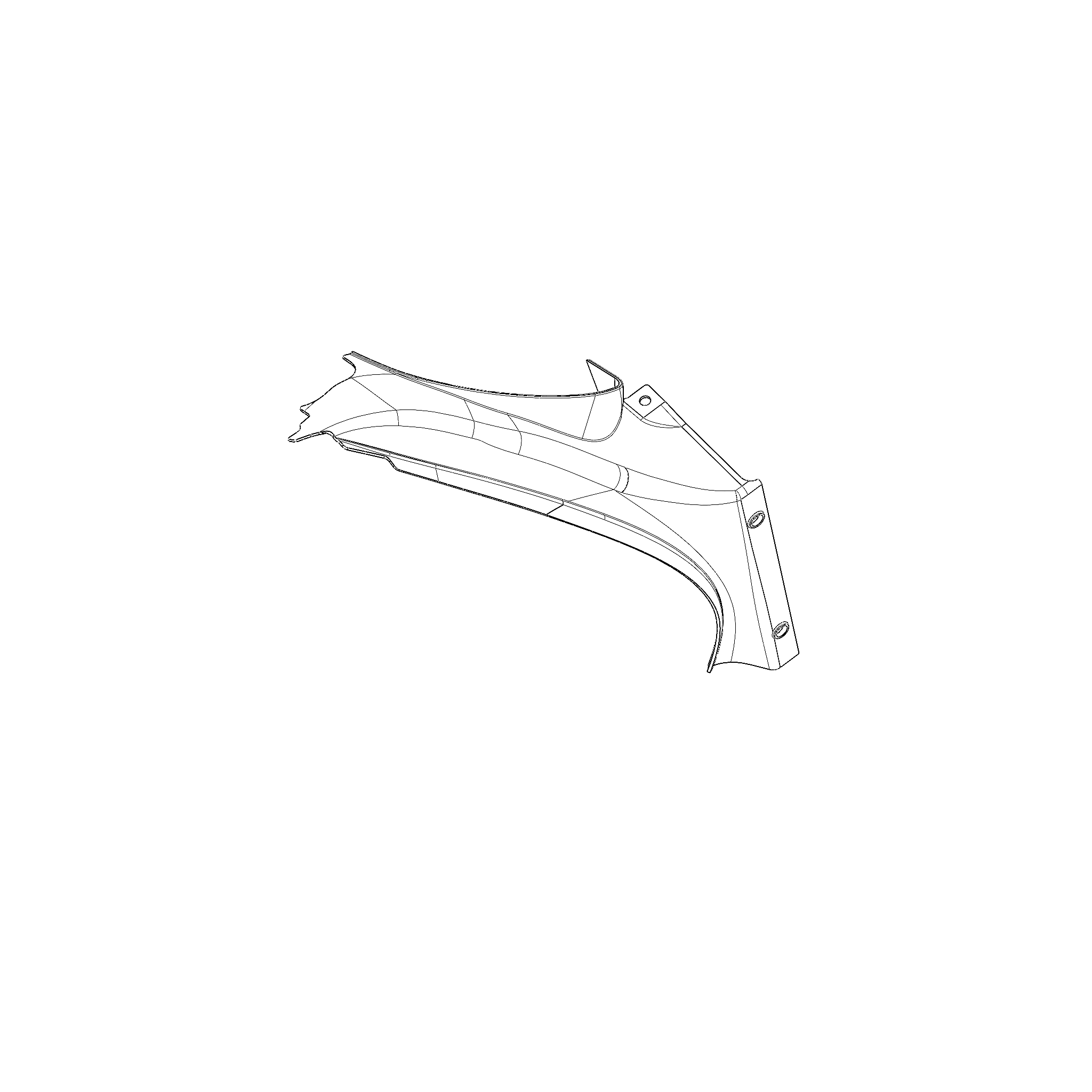 RADIATOR INLET DUCT, LEFT M0038.1B7