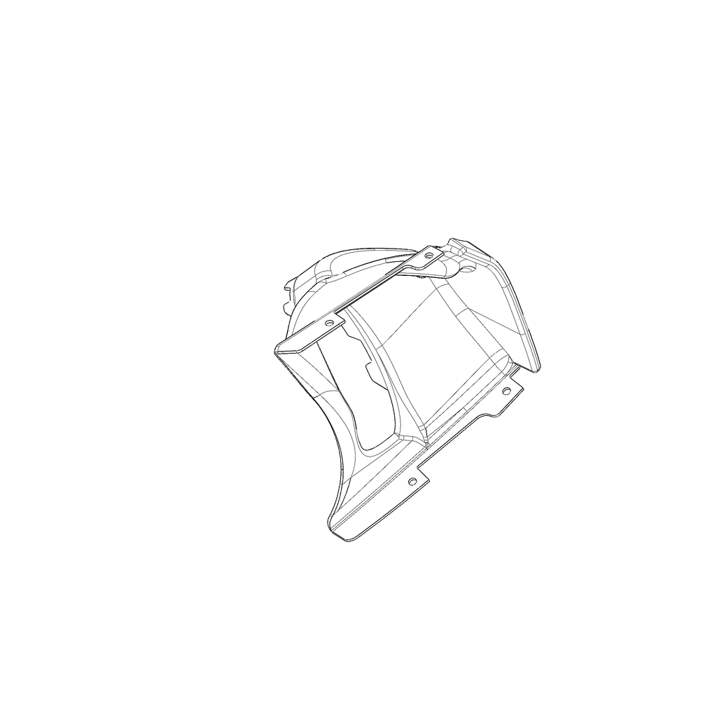 RADIATOR OUTLET DUCT, LEFT M0040.1B7