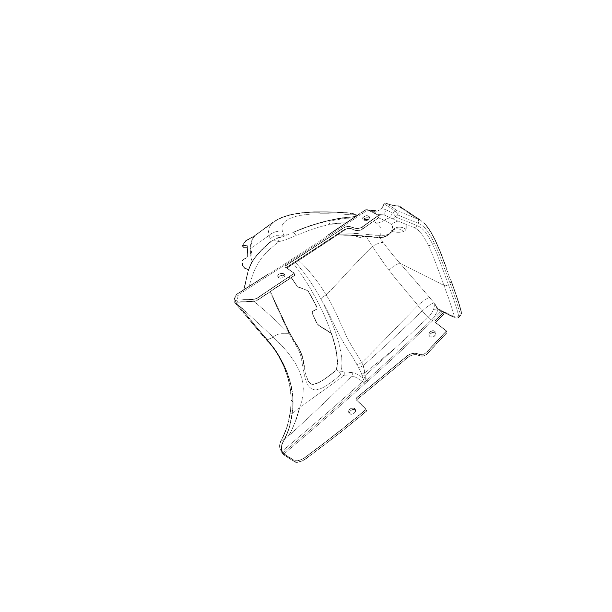 RADIATOR OUTLET DUCT, LEFT M0040.1B7