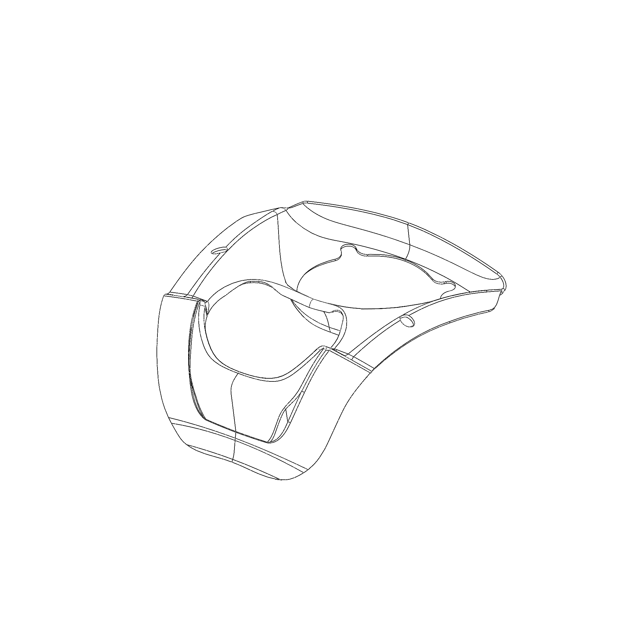 HEADLIGHT BEZEL, CARBON FIBER M0064.1B6