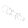 RADIATOR OUTLET DUCT STANDOFF M0344.1B7