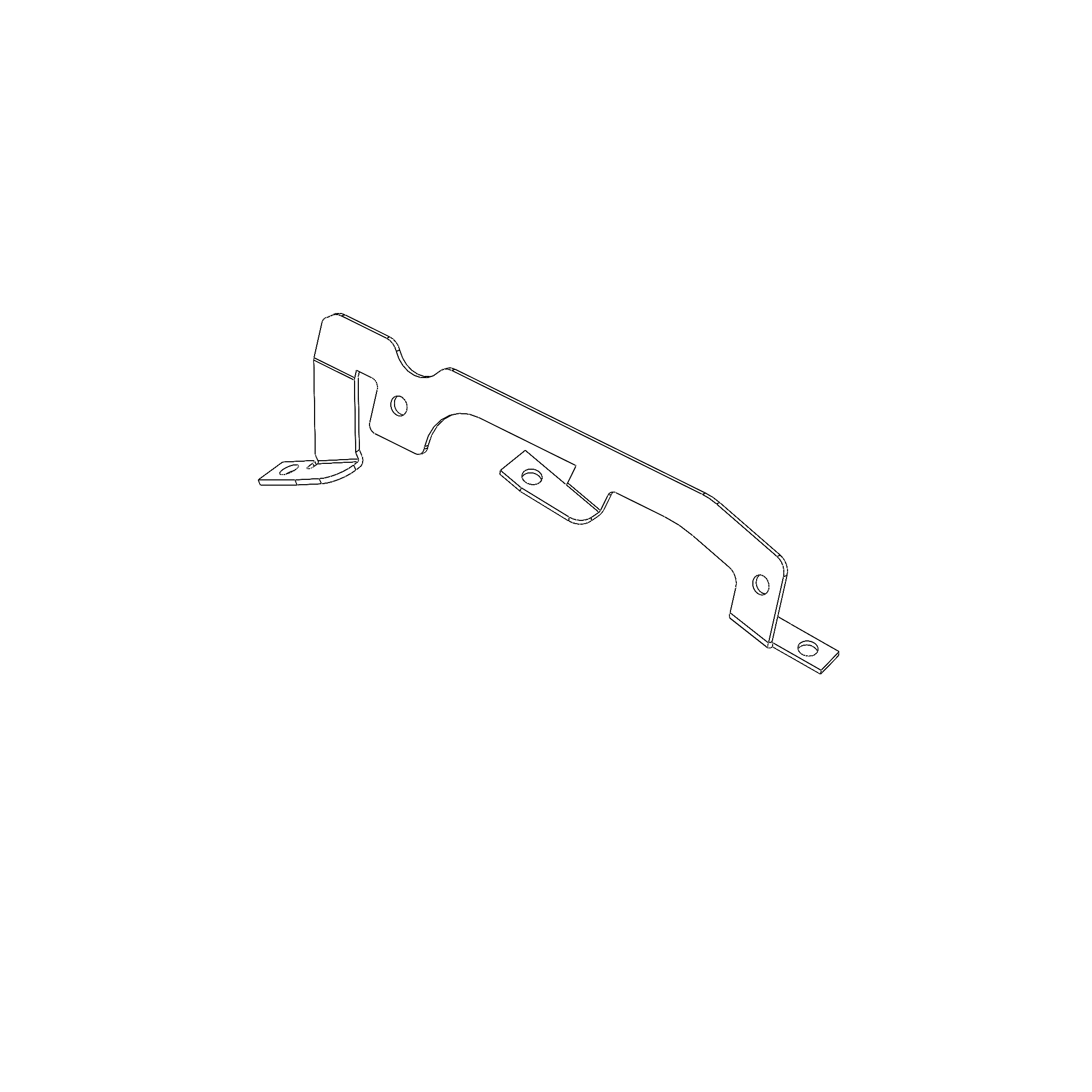 SUPPORT BRACKET, SIDE FAIRING, LEFT M0352.1B9
