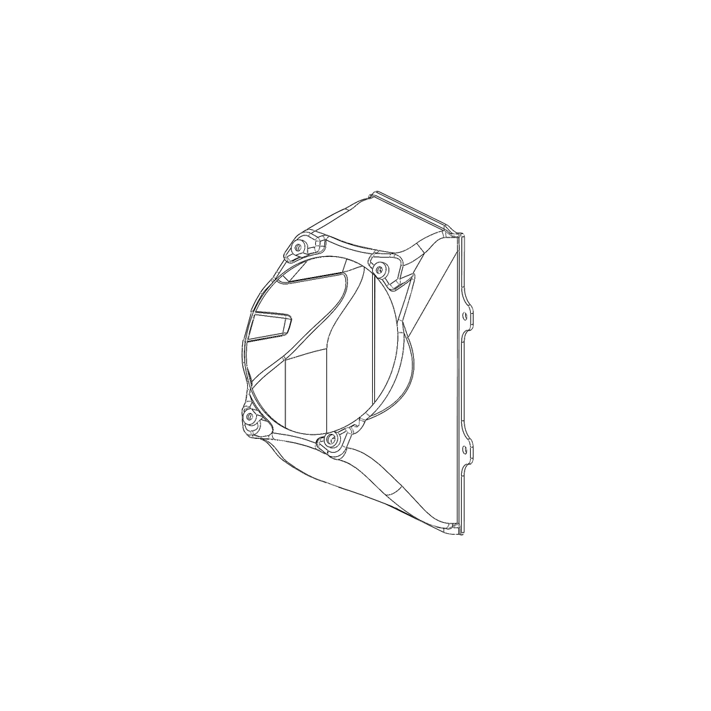SHROUD, RADIATOR COOLING FAN, RIGHT M0861.1B7