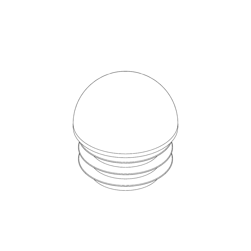 PLUG, DOMED, HANDLEBAR (N0053.1B7)