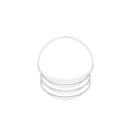 PLUG, DOMED, HANDLEBAR (N0053.1B7)