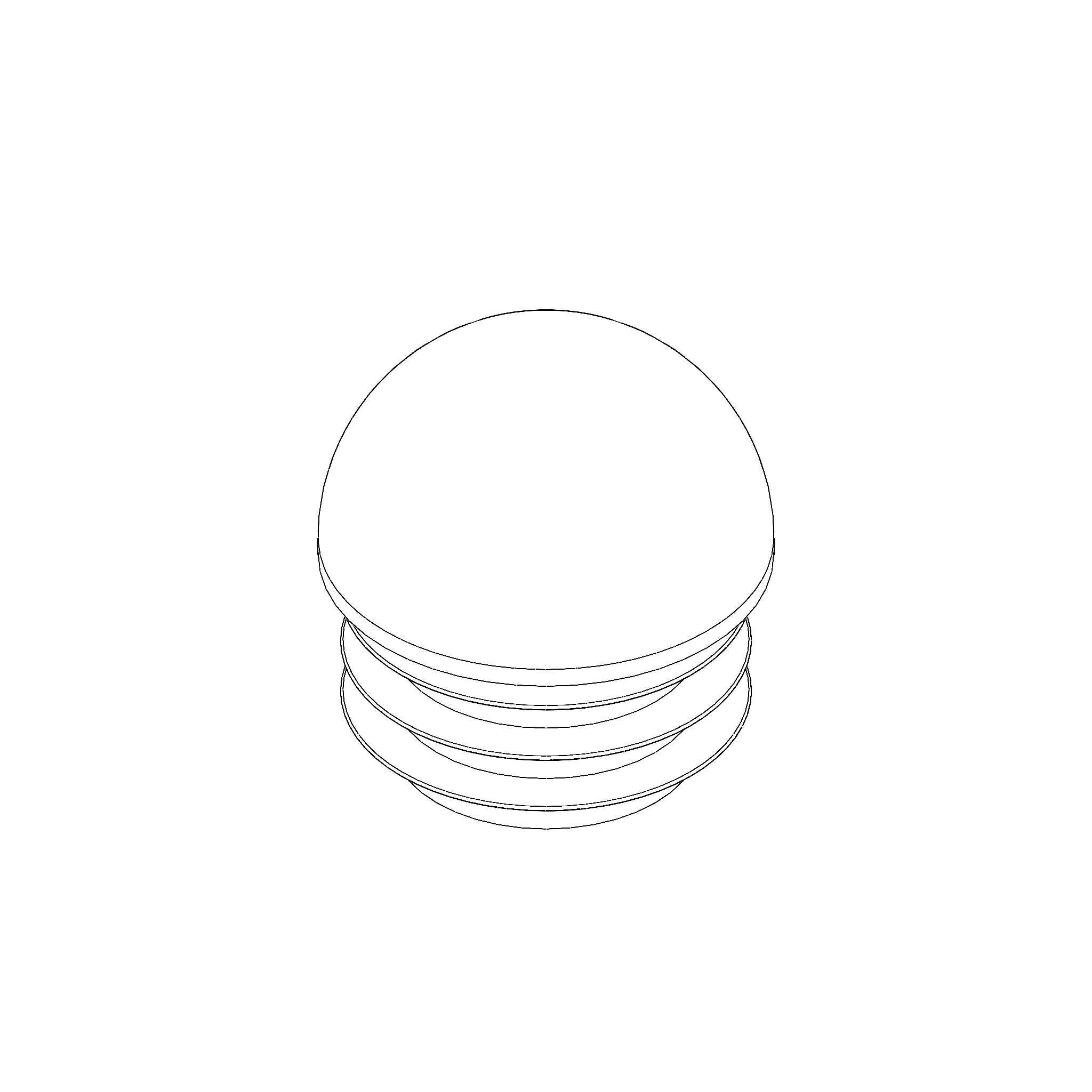 PLUG, DOMED, HANDLEBAR (N0053.1B7)