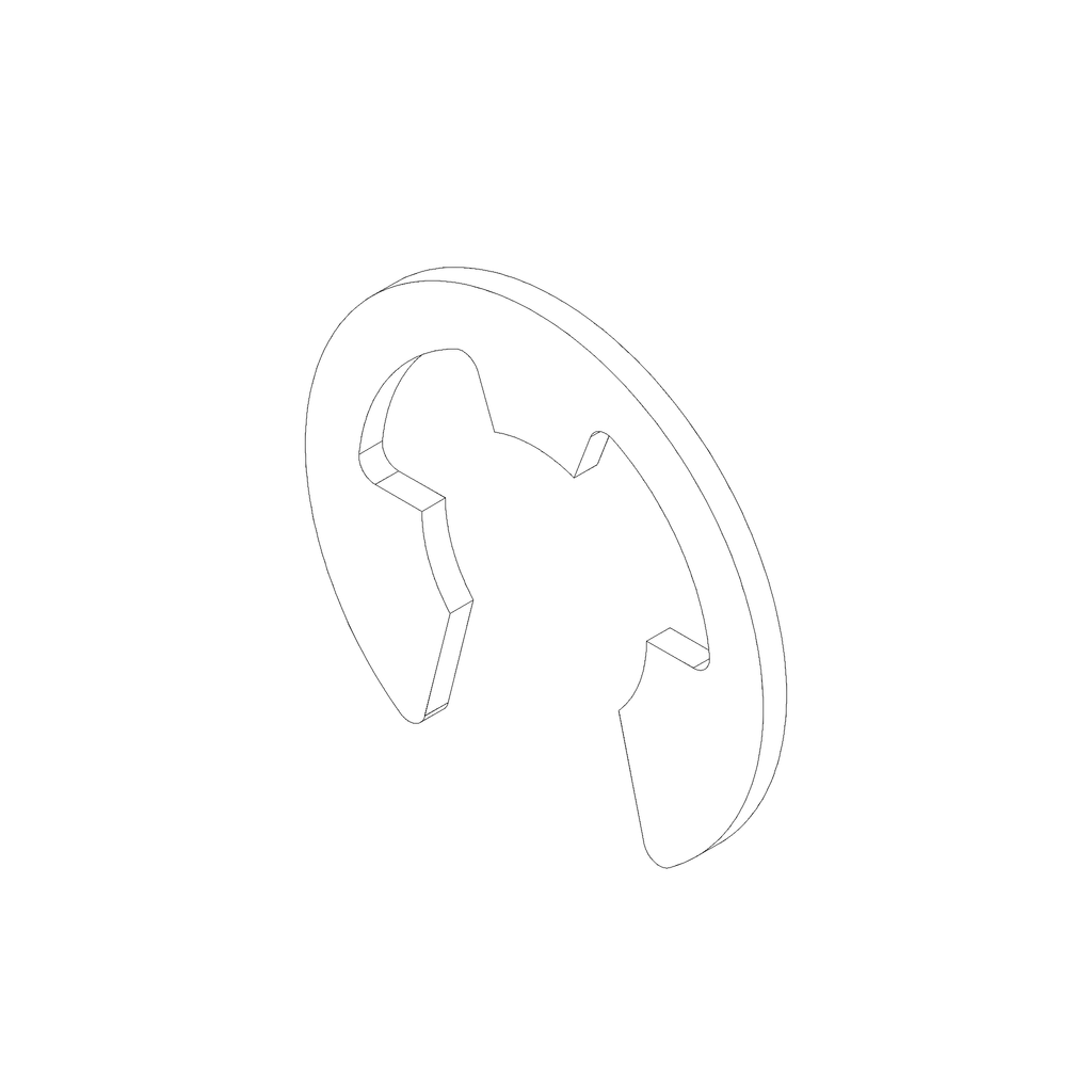 Clip, Footpeg (N0425.1B6)