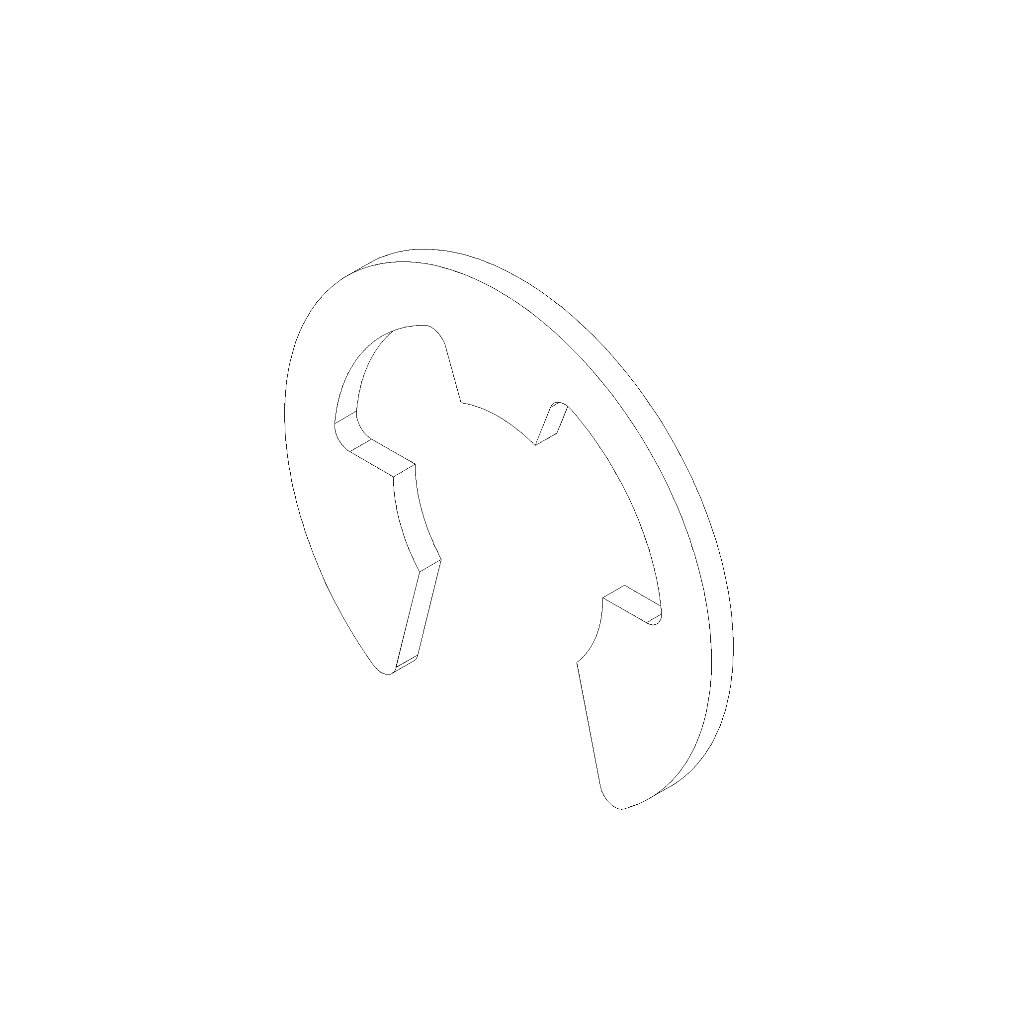 Clip, Footpeg (N0425.1B6)
