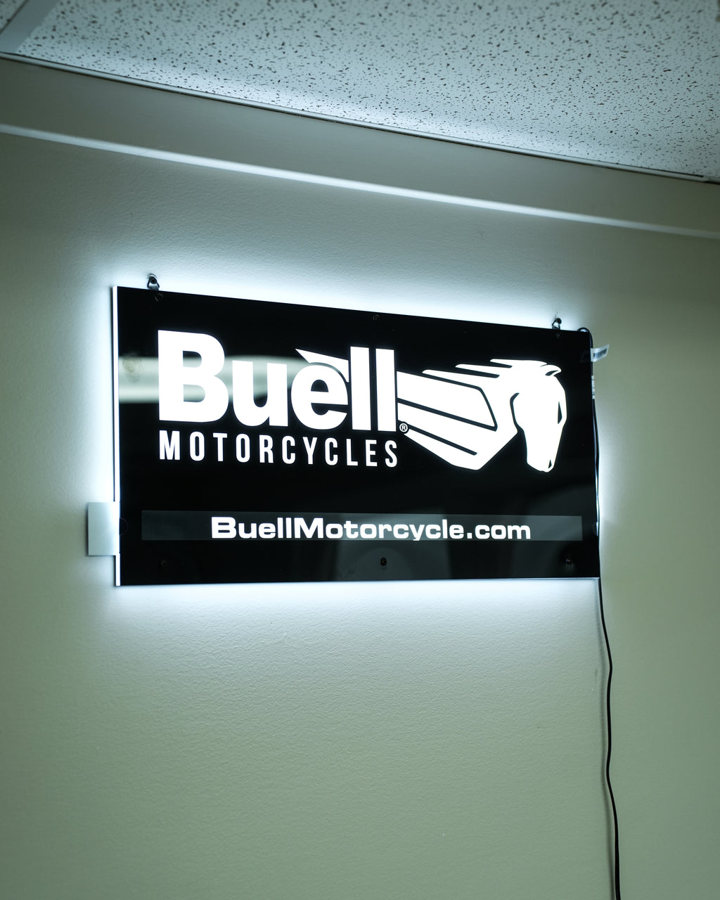 Small Buell Motorcycle LED Sign