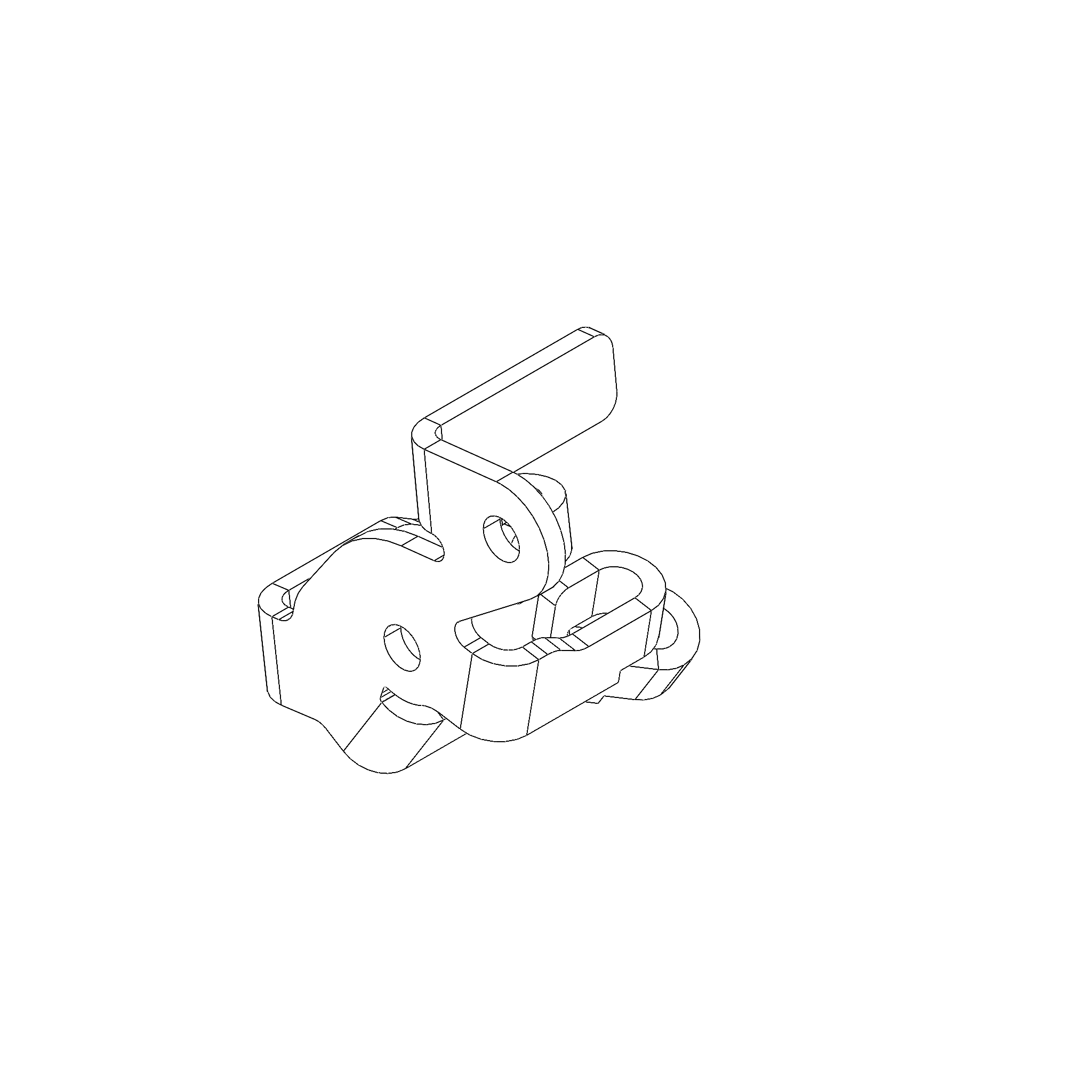 BRACKET, THROTTLE CABLE, REDUCED POWER THROTTLE CAM P0034.2B7