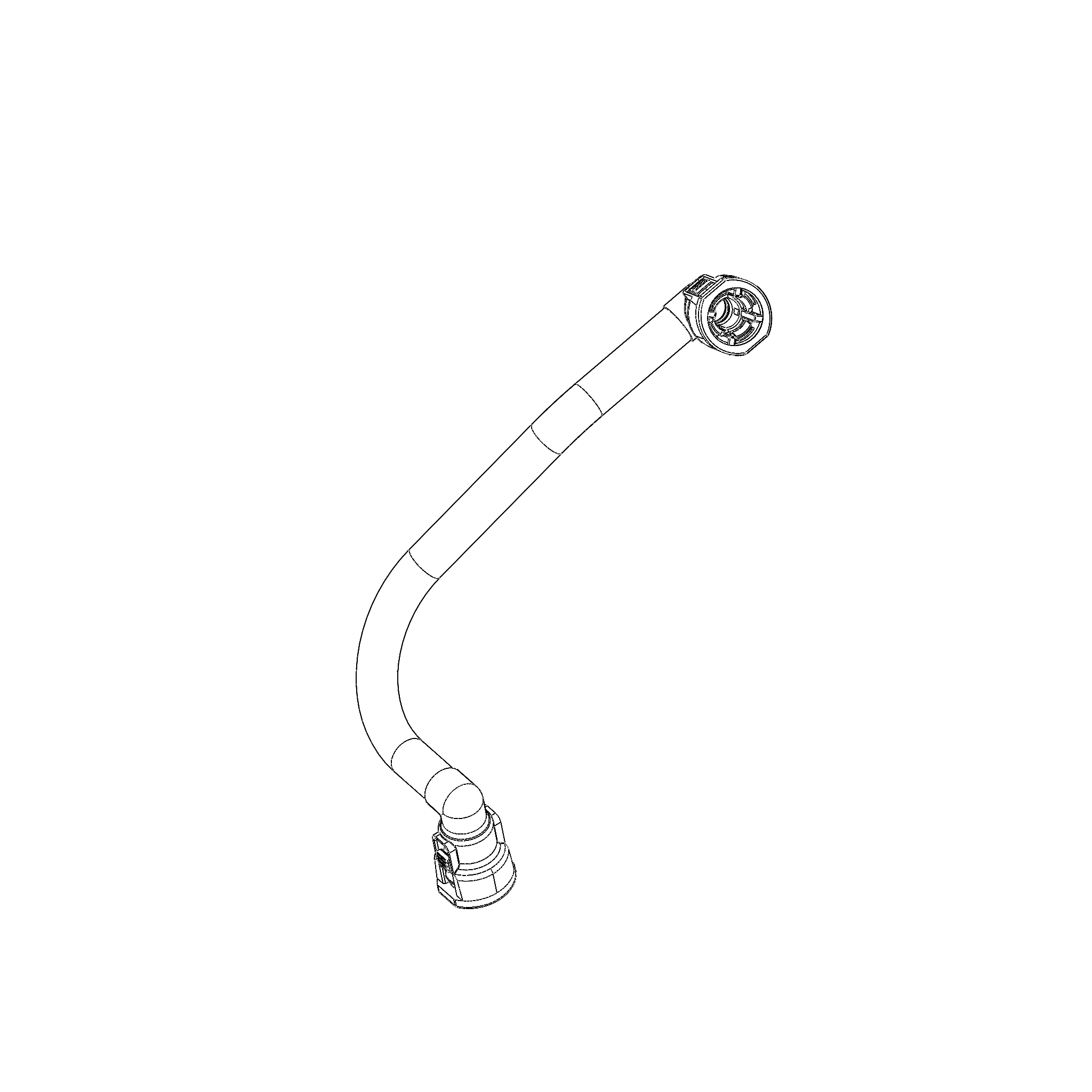 FUEL LINE, FUEL RAIL TO FRONT PORT INJECTOR P0236.1B7