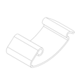 AIRBOX COVER RETENTION CLIP (P0385.1B7)