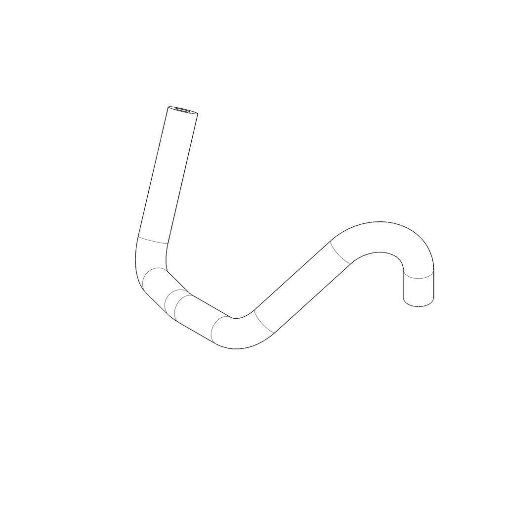 HOSE, FRONT CYLINDER BYPASS PORT P0753.1B7