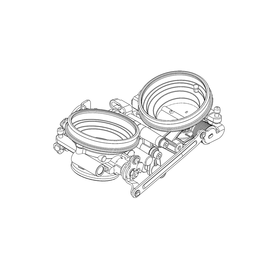 THROTTLE BODY ASSY P0803.1B7