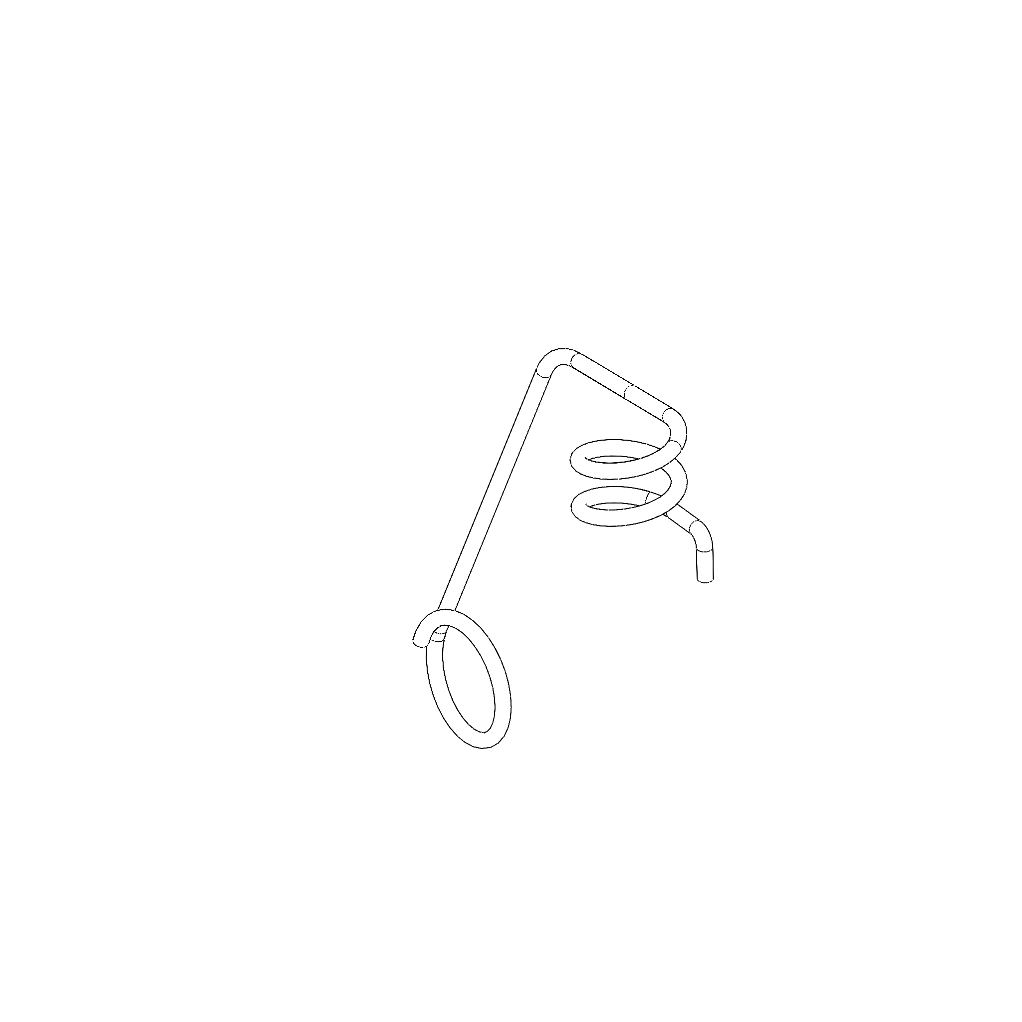 WIREFORM, THROTTLE CABLE RETAINER P0813.1B7