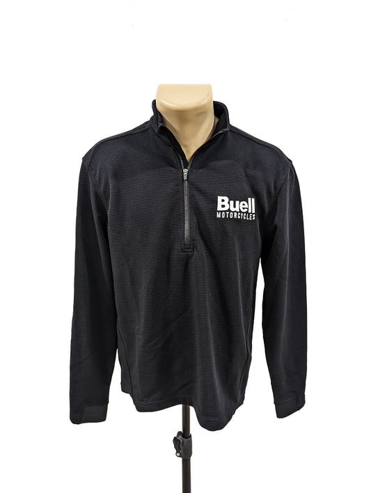 Buell Lightweight Quarter-zip Austin pullover - Black