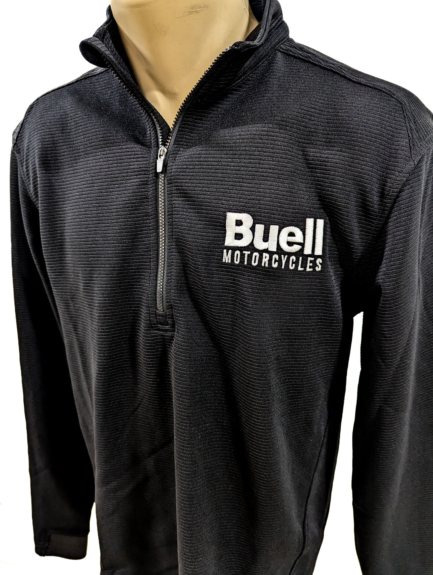 Buell Lightweight Quarter-zip Austin pullover - Black