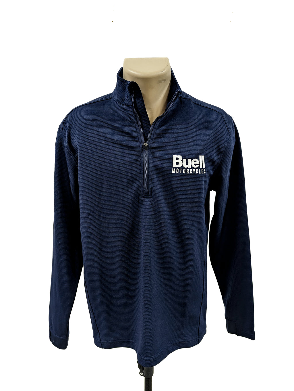 Buell Lightweight Quarter-zip Austin pullover - Navy