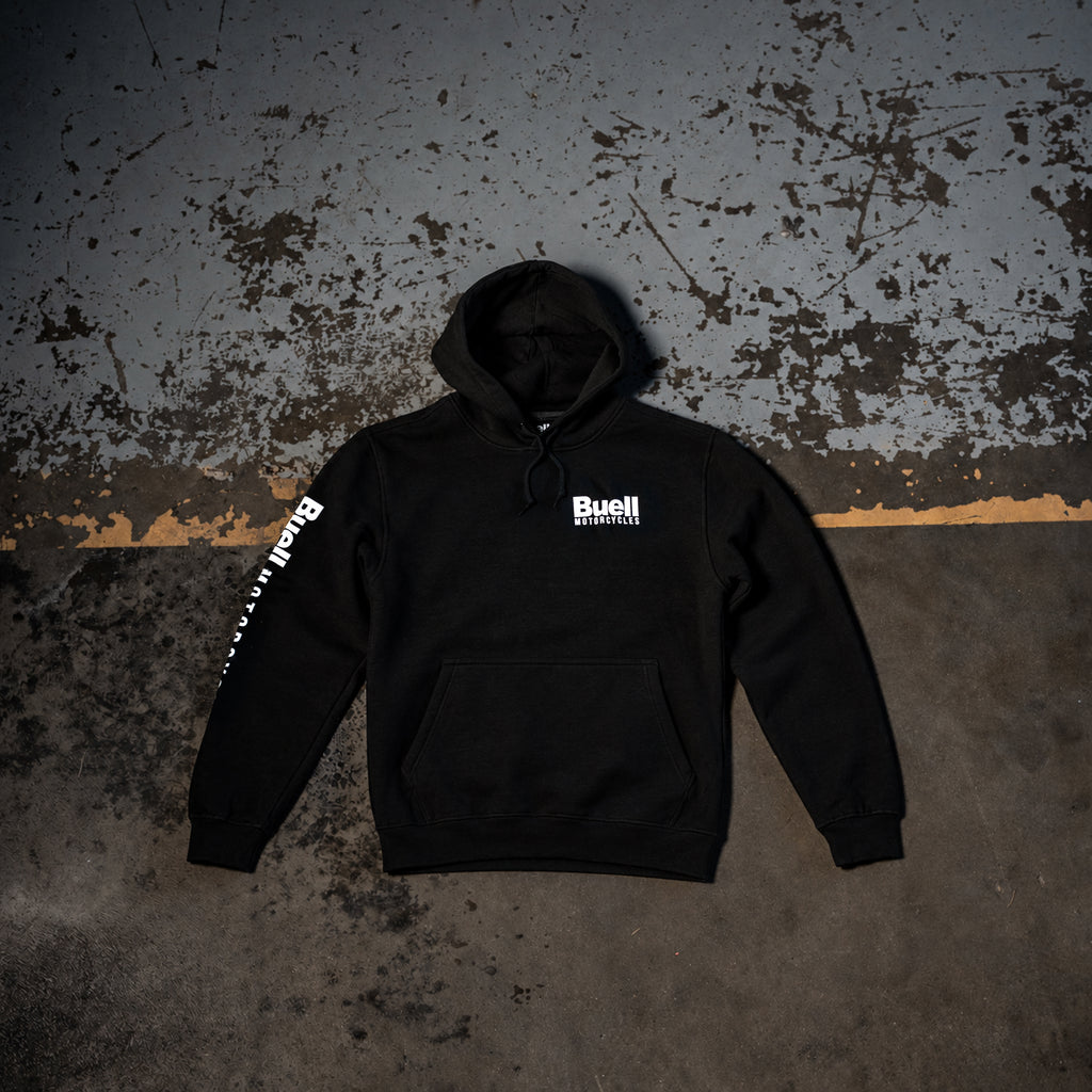 Premium Buell Hooded Sweatshirt (Black)