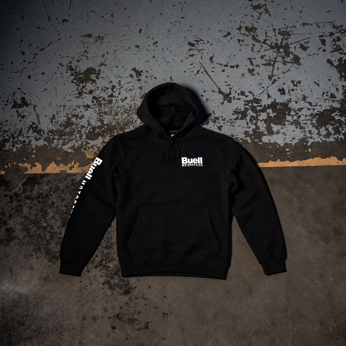 Premium Buell Hooded Sweatshirt (Black)