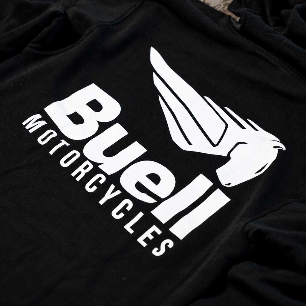 Premium Buell Hooded Sweatshirt (Black)