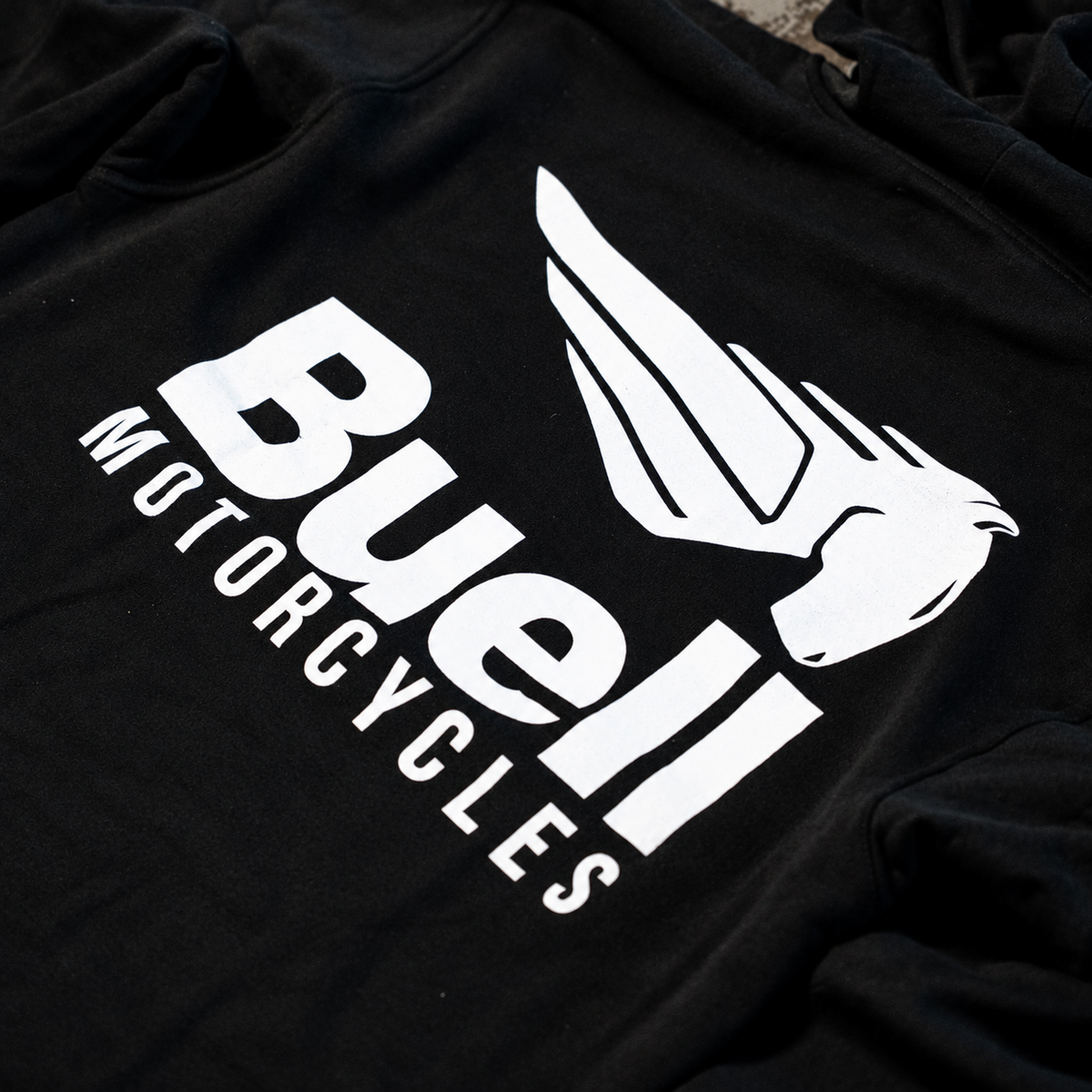 Premium Buell Hooded Sweatshirt (Black)