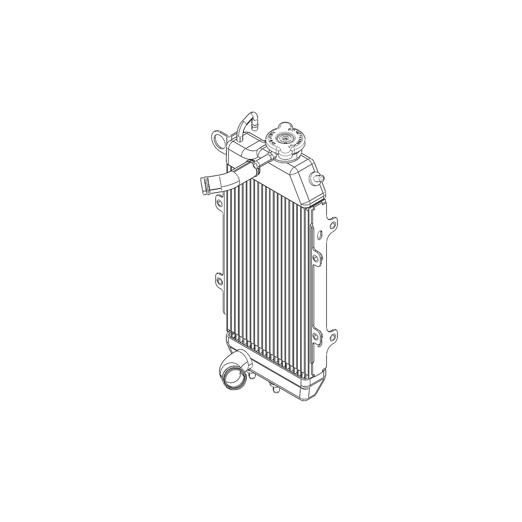 RADIATOR, RIGHT Q0021.1B7