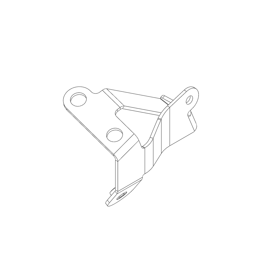 BRACKET, RADIATOR MOUNT, LEFT Q0024.1B7