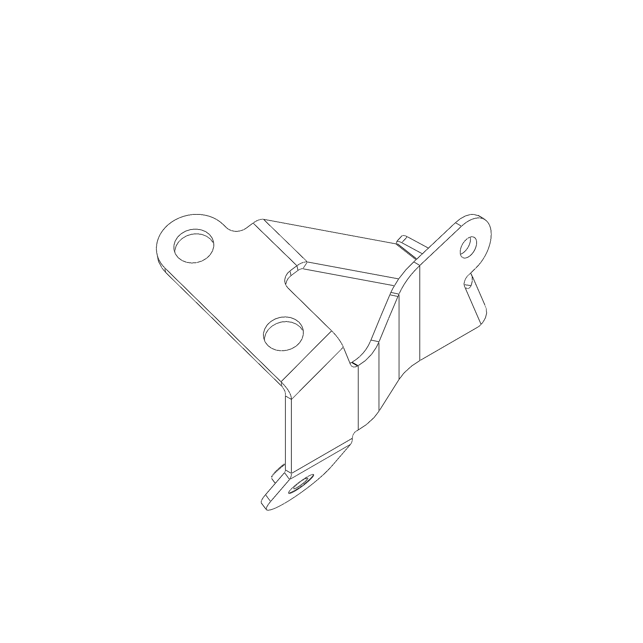 BRACKET, RADIATOR MOUNT, LEFT Q0024.1B7
