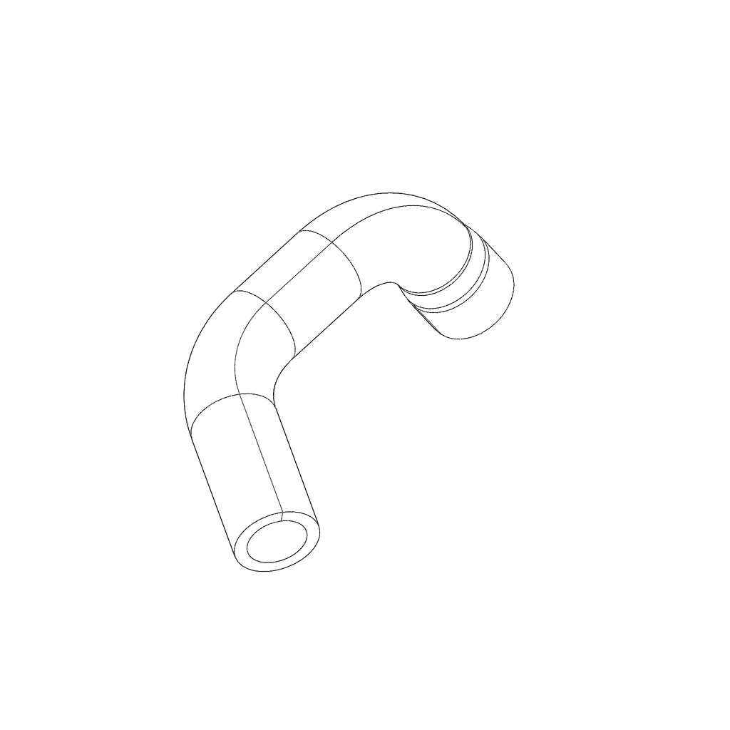 RADIATOR HOSE, LEFT THERMOSTAT TO LEFT RADIATOR Q0246.1B7