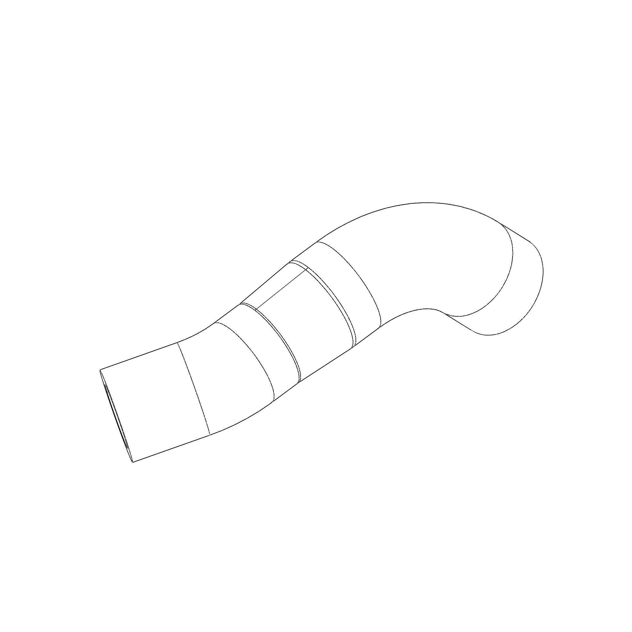 RADIATOR HOSE, RIGHT THERMOSTAT TO RIGHT RADIATOR Q0247.1B7