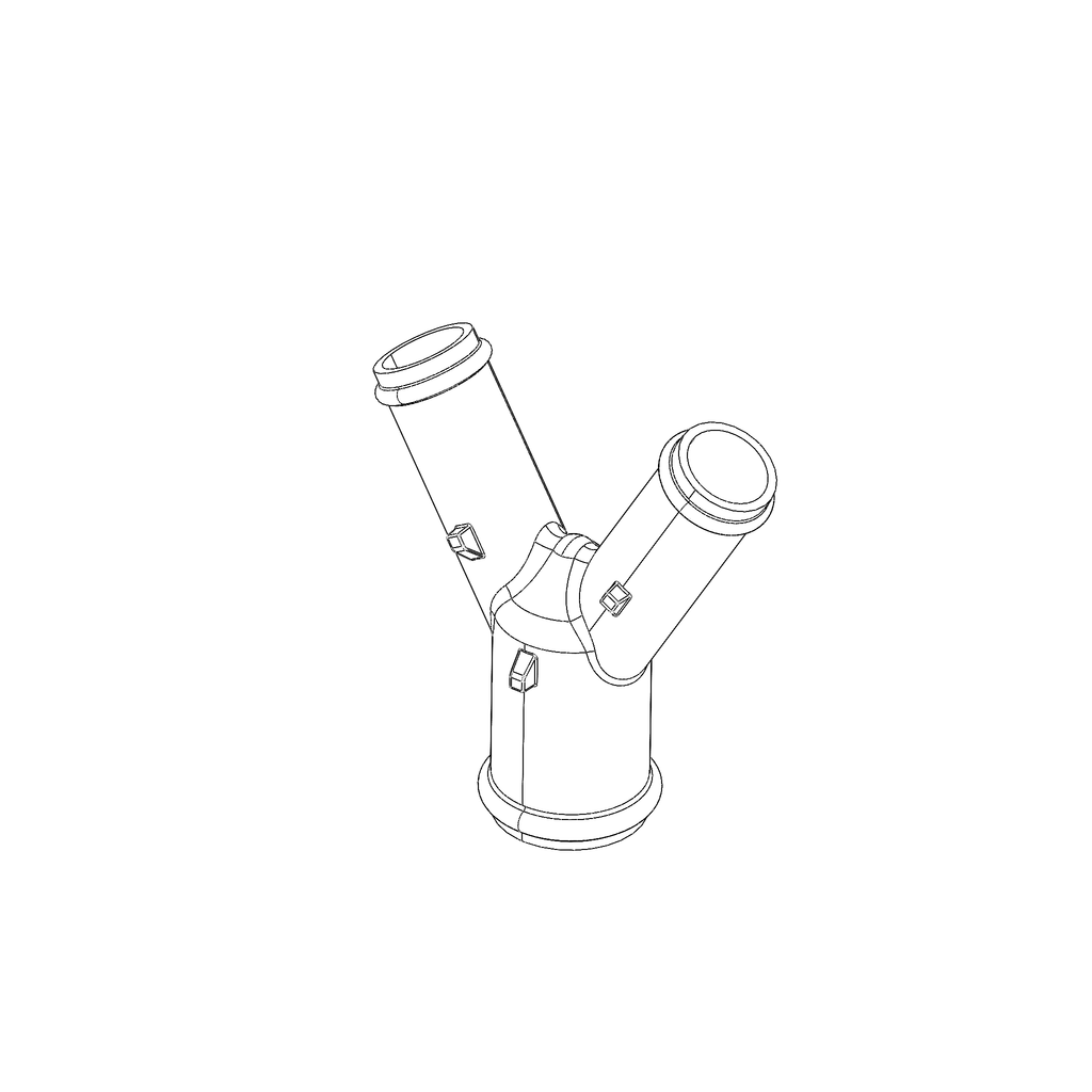 Y-FITTING, THERMOSTATS TO WATER PUMP Q0290.1B7