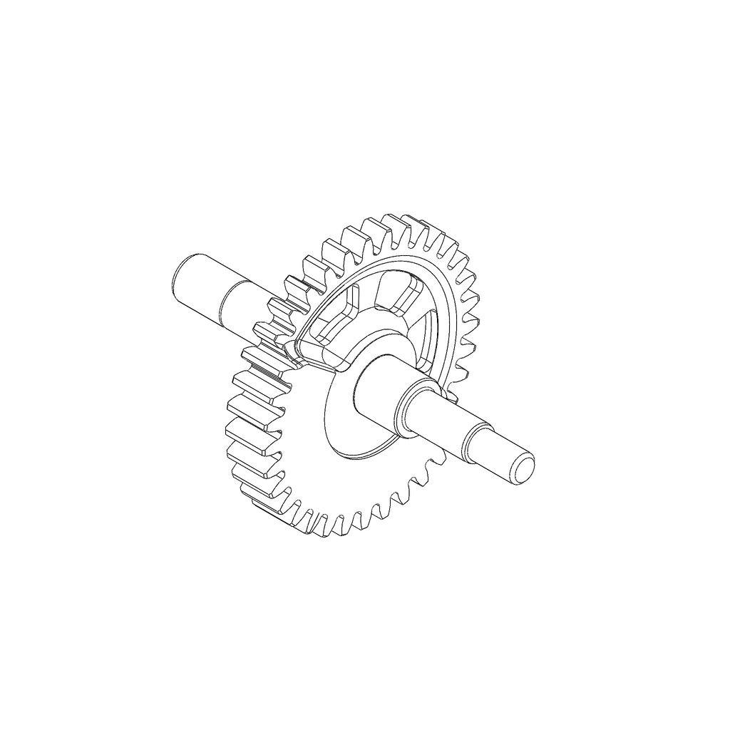 WATER PUMP SHAFT ASSY Q0428.1B6