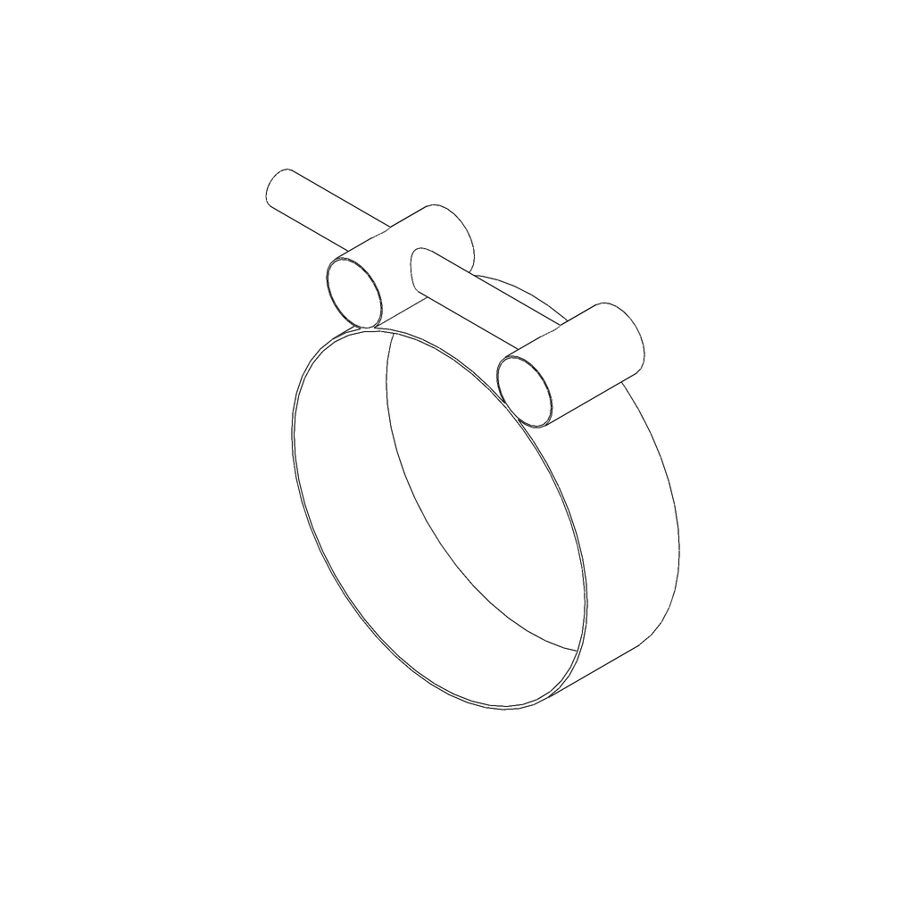 CLAMP, PRIMARY TO SECONDARY MUFFLER, 51-57 MM S0124.1B7