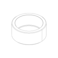 Header Sleeve, Rear S0290.12B8