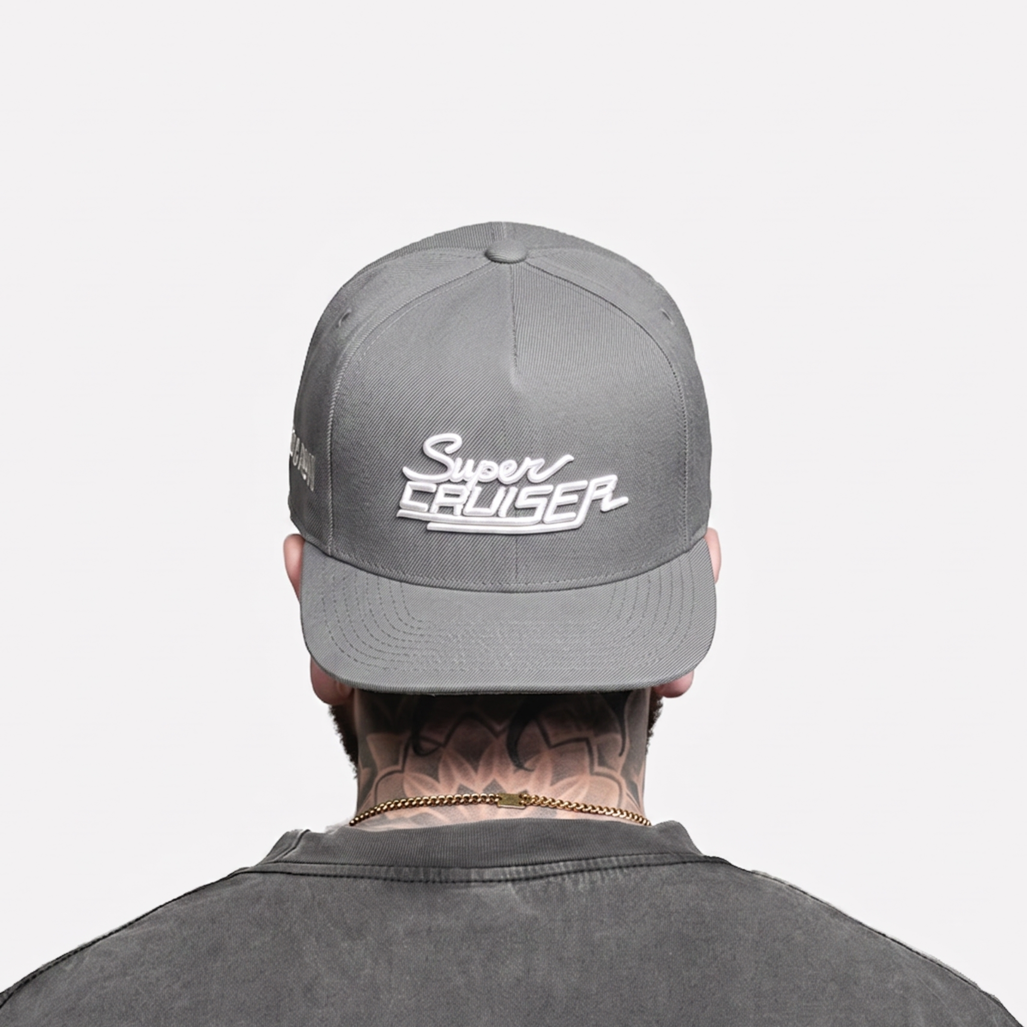 Grey Super Cruiser Snap Back Hat