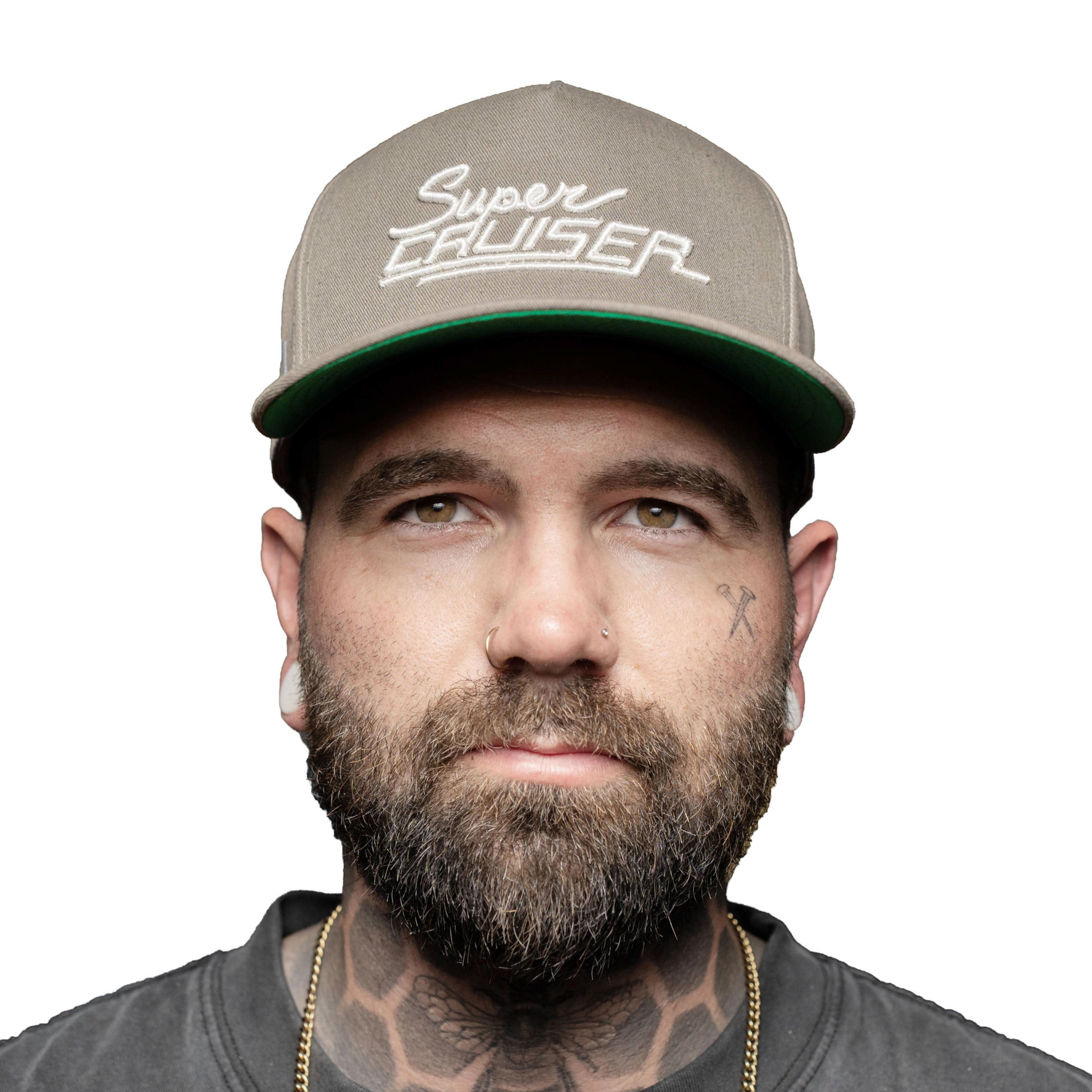 Grey Super Cruiser Snap Back Hat