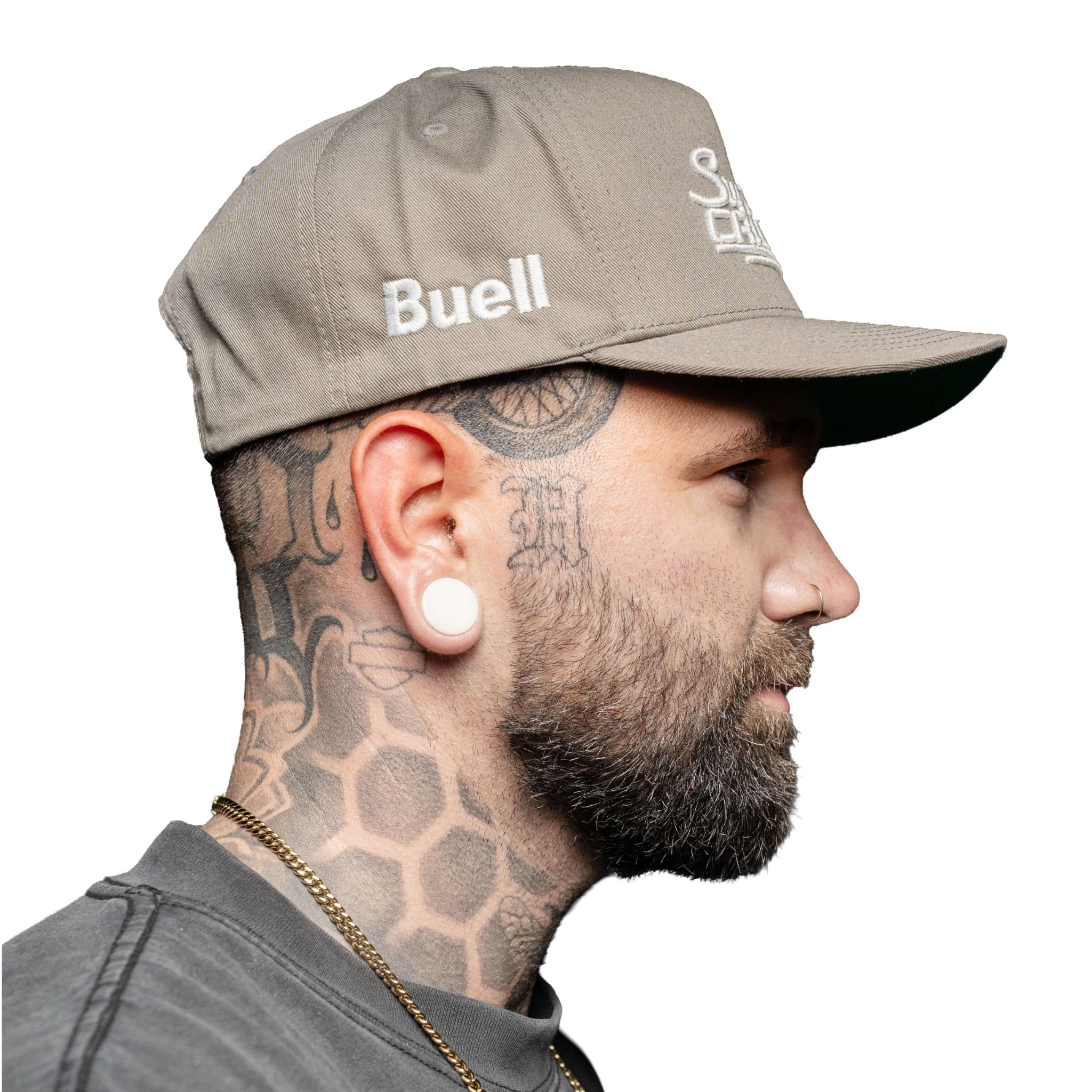 Grey Super Cruiser Snap Back Hat