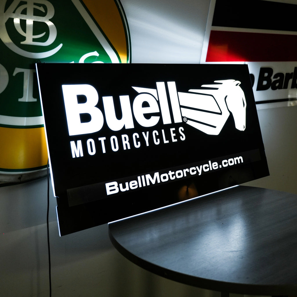 Large Buell Motorcycle LED Sign
