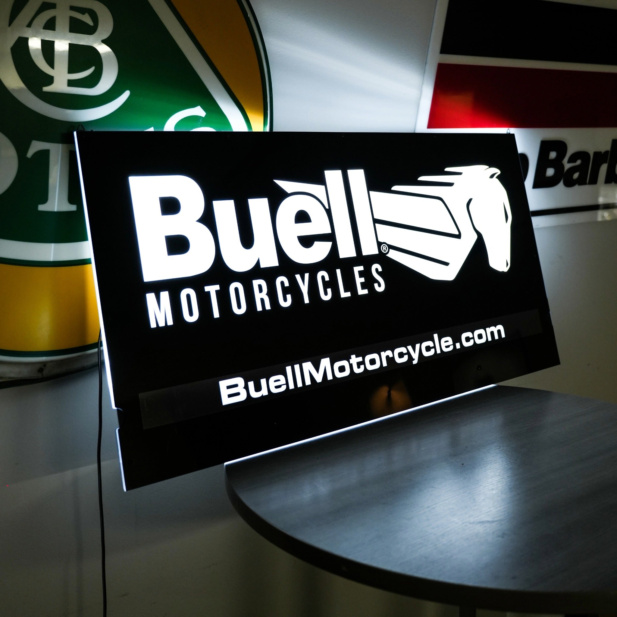 Large Buell Motorcycle LED Sign