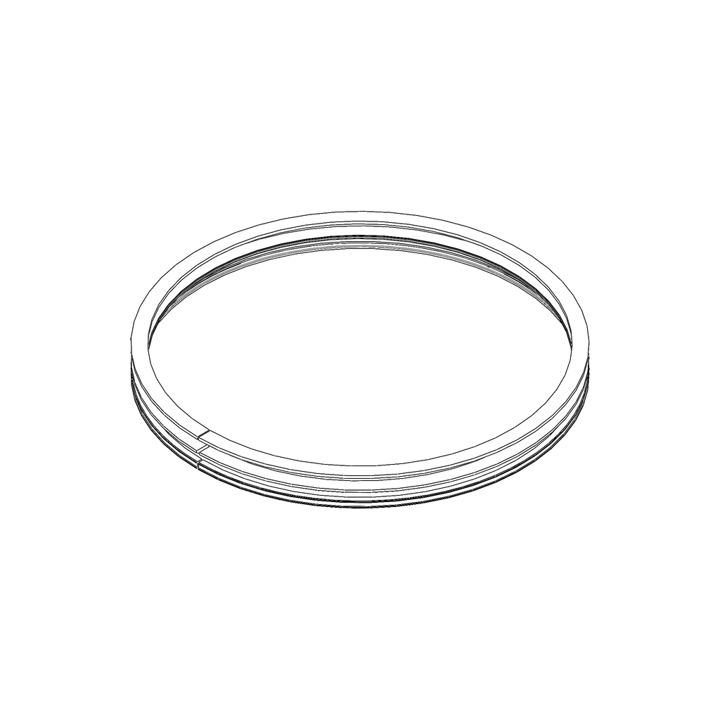 PISTON RING SET, 106MM (V0050.1B7)