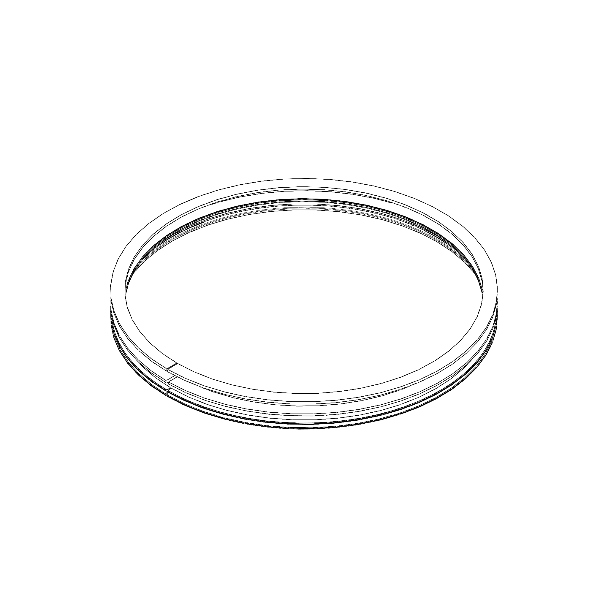 PISTON RING SET, 106MM (V0050.1B7)