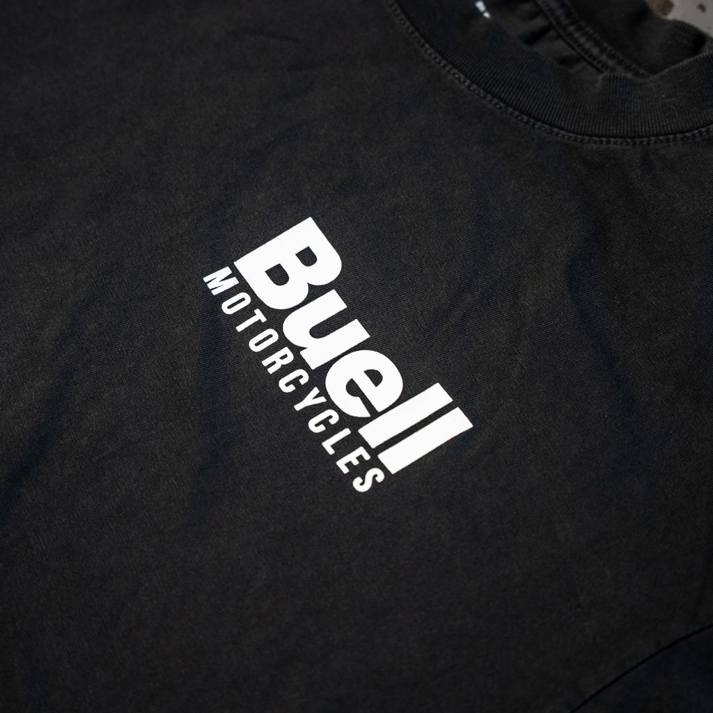 Women's Crop Super Cruiser Tee (Washed Black)
