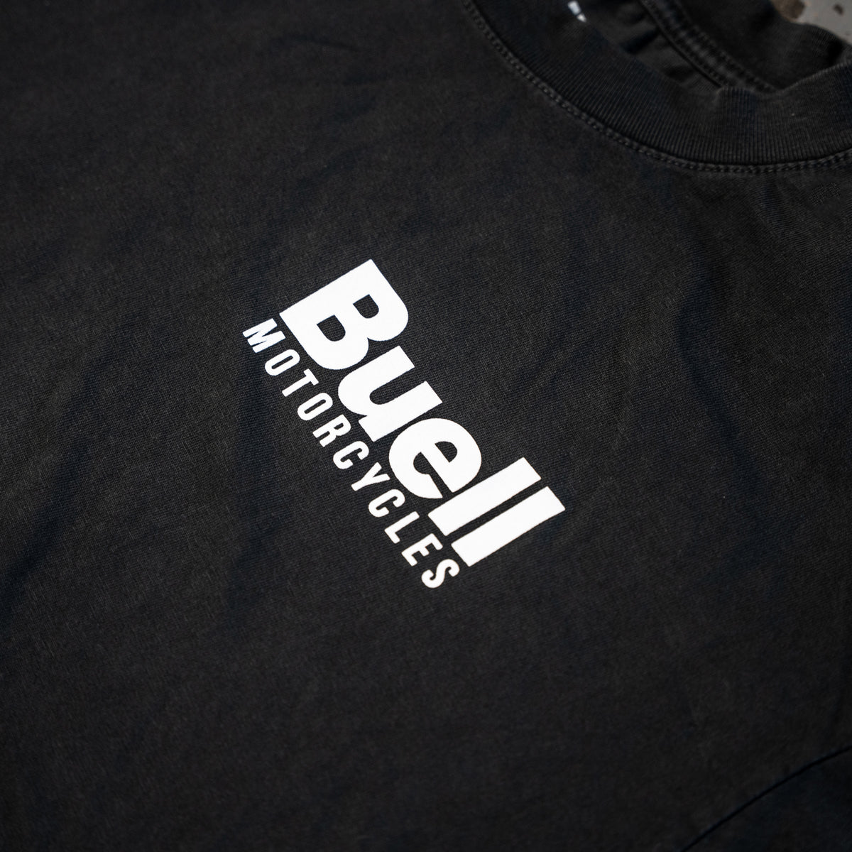 Women's Crop Super Cruiser Tee (Washed Black)