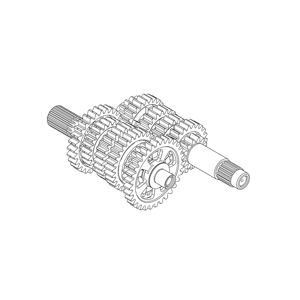 GEAR BOX incl. oil nozzle X0040.1B6