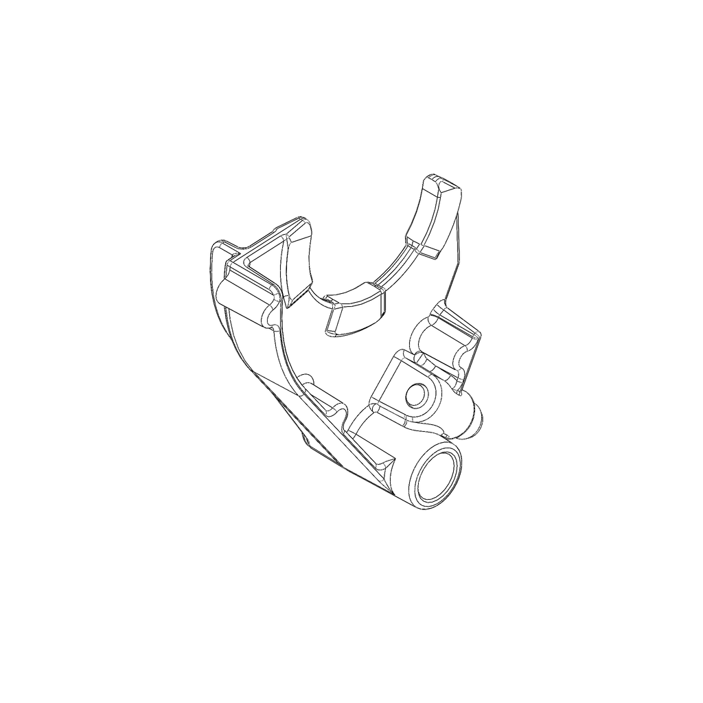 SHIFT FORK ASSY (2ND & 4TH GEAR) X0090.1B6