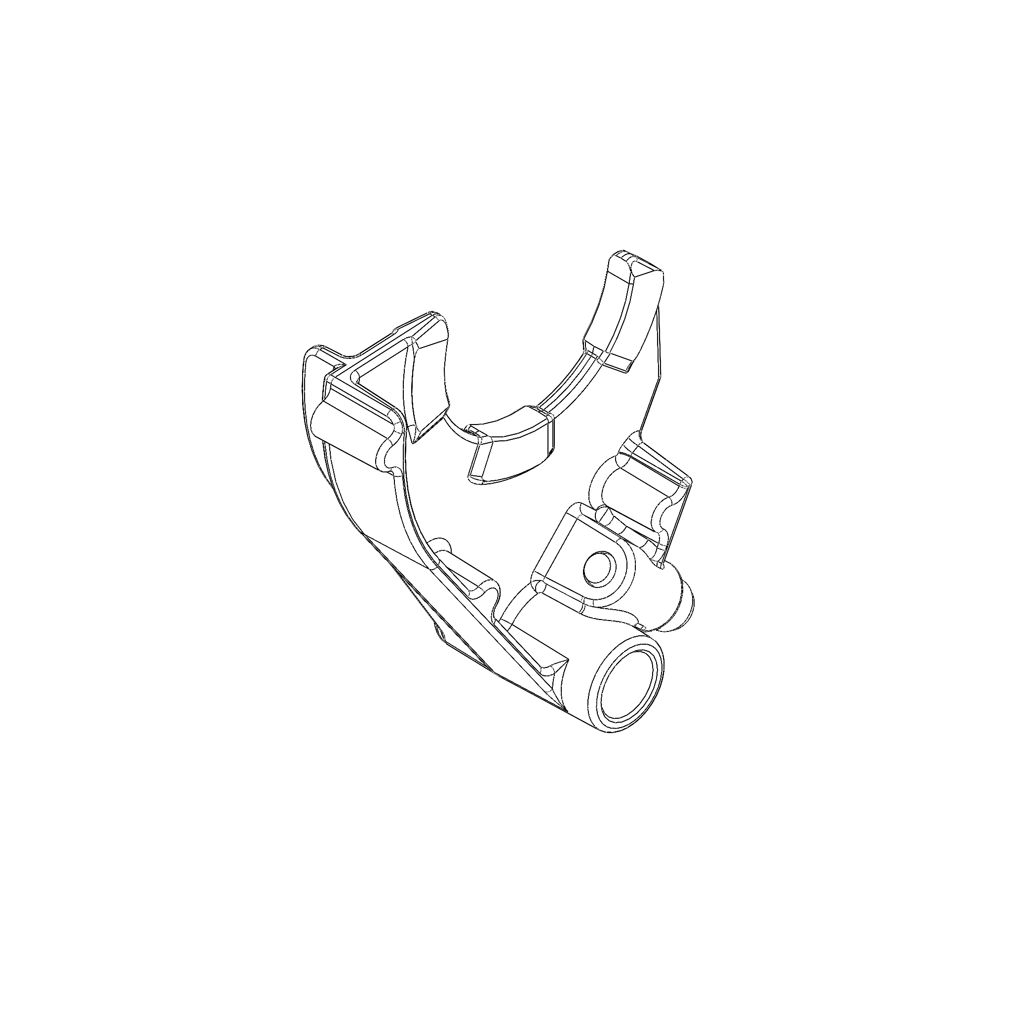SHIFT FORK ASSY (2ND & 4TH GEAR) X0090.1B6
